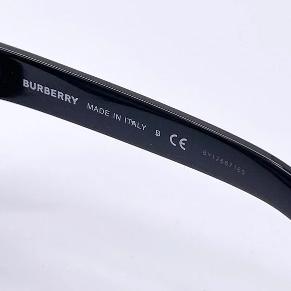 Black Be 4306 30018g Oval Sunglasses Burberry Sunglasses Be 4306 30018g 60 Black | Grey Gradient  main image 3